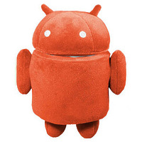 Мягкая игрушка "Android" красный
