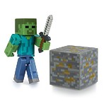 Фигурка "Minecraft Zombie" Майнкрафт Зомби с аксессуарами, 8 см