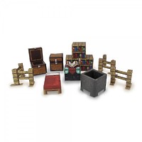 Бумажный конструктор "Minecraft Papercraft" Игровой мир "Предметы", 30 деталей