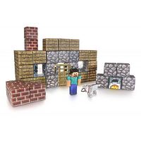 Бумажный конструктор "Minecraft Papercraft" Игровой мир "Убежище" 48 деталей