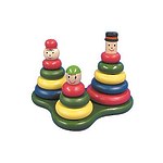 Развивающая игрушка «Пирамидка «Семейка», разноцветные