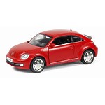 Машина металлическая "Volkswagen New Beetle 2012", инерционная, красный матовый цвет