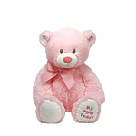 Мягкая игрушка Classic "Медвежонок My First Teddy" розовый, 20 см