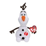 Мягкая игрушка Disney Beanie Babies "Cнеговик Olaf" 33 см, звуковые эффекты