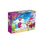 Конструктор "Карета с упряжкой лошадей" с 2 фигурками, 328 деталей