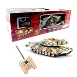 Игрушка радиоуправляемая "Танк боевой" со световыми и звуковыми эффектами, имитация стрельбы