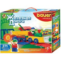 Конструктор "Bauer" серии Железная дорога, 271 элемент